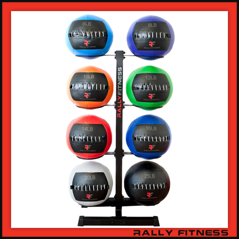 Wall Ball Standing Rack With Balls