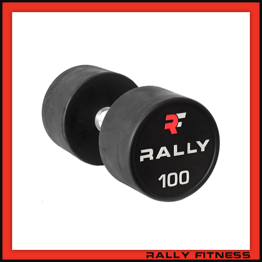 Round Rubber Dumbells Sets 100 lb.