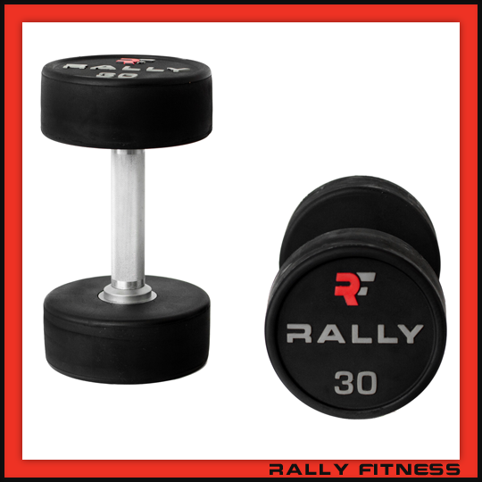 Round Rubber Dumbells Sets 30 lb.