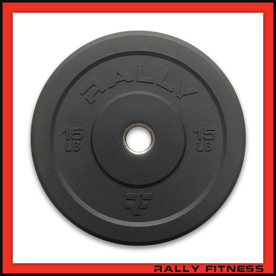 Rally Fitness® Olympic Crumb Recycle Rubber HD Bumper Plate
