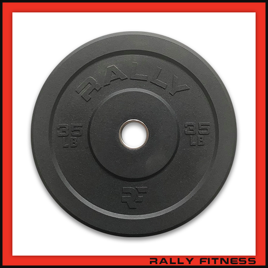 Rally Fitness® Olympic Crumb Recycle Rubber HD Bumper Plate