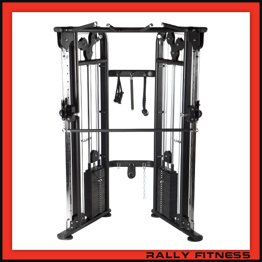 Functional trainer dual adjustable pulley hot sale