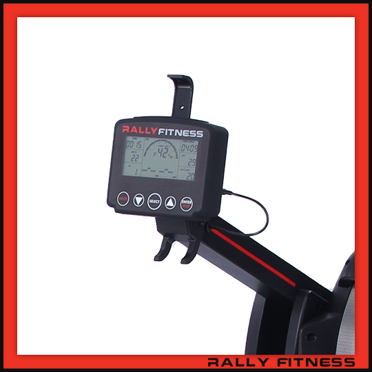 Rally Fitness® Commercial Air Rower Display