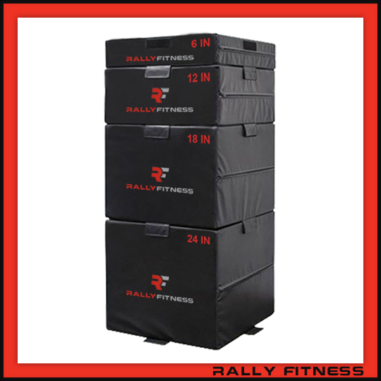 Rally Fitness® Hard Foam Plyo Box Set