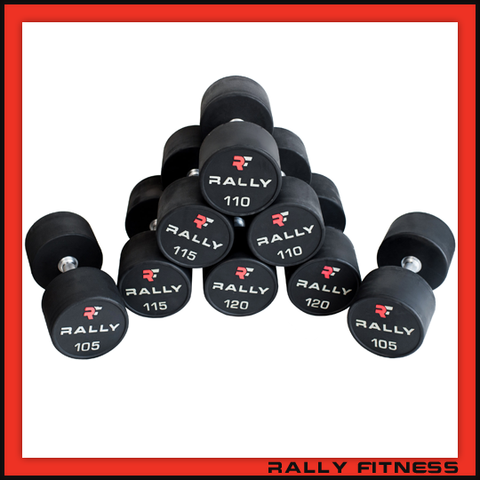 Round Rubber Dumbells Sets