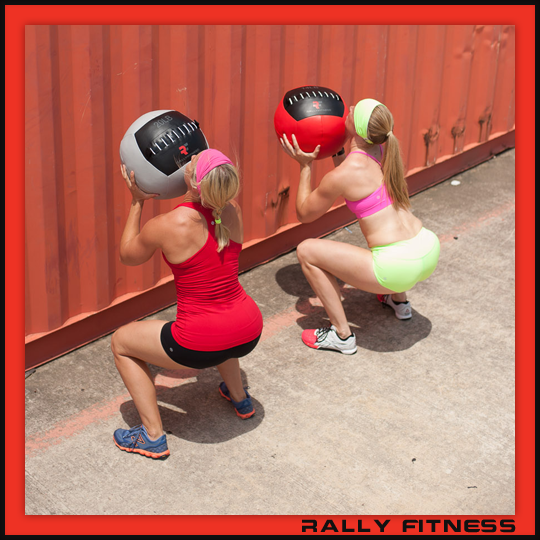 Wall Ball Squat Exercises